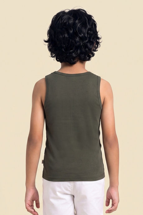 Lee Cooper Boys Solid Vest (Pack of 2) - Multicolor — image 9